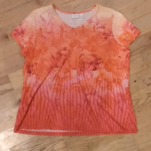 Chico's Tops - Pink and orange Shirt Chicos